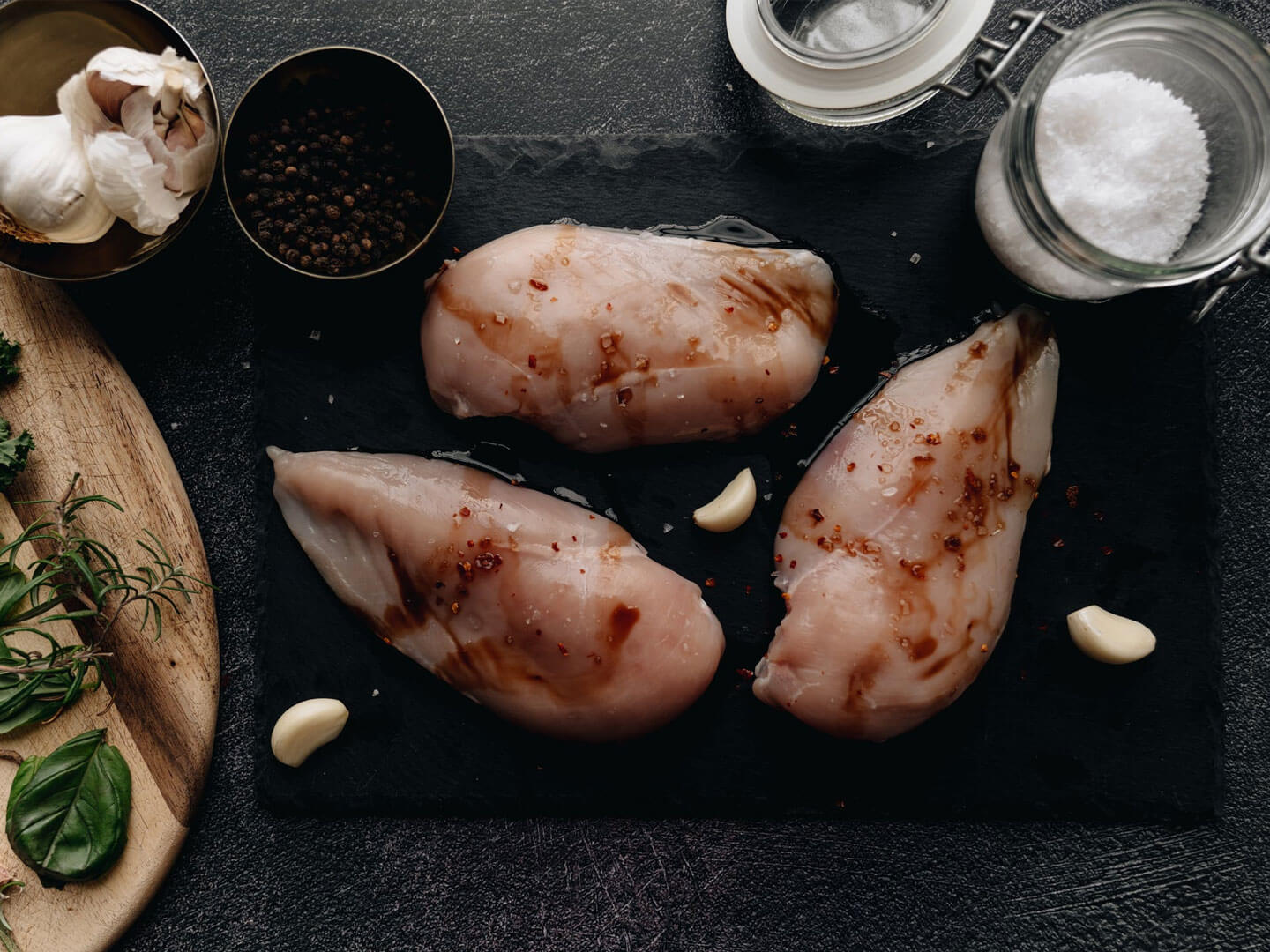 Raw Spiced Chicken Fillet